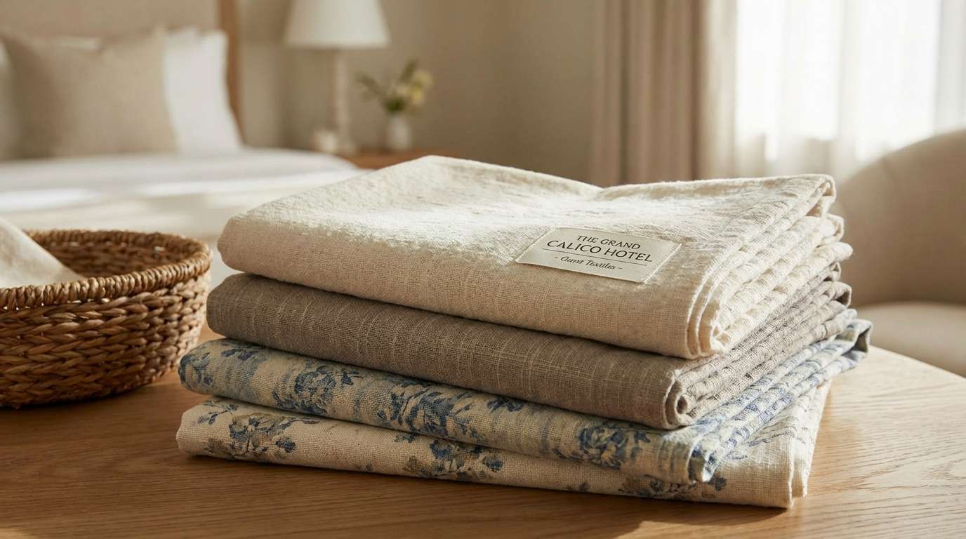 Calico textile material 202602091301 для гостиниц